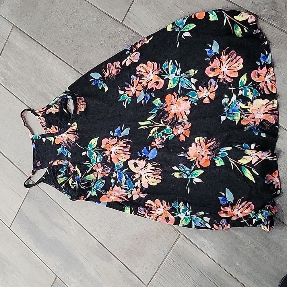 Op floral t back dress with breast support 067 - Picture 5 of 5